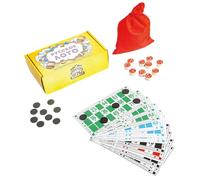 Gioco di bingo Lotto russo (Loto) con figure in legno, gioco di famiglia