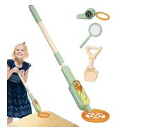 Gioco Di Caccia Al Tesoro Per Bambini, Kit Di Rilevatore Di Tesoro D'oro Regolabile per Monete In Metallo - Rivelatore Di Metallo Leggero Toy Explorer Beach per Bambini
