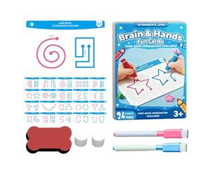 Gioco di carte Brain Training - Gioco d'azione | Divertenti attività di gruppo, giocattoli per l'apprendimento della 20 pezzi Giochi di allenamento per il cervello sinistro e destro Carte per a