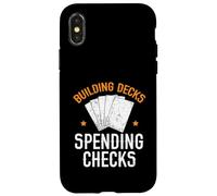 Gioco di carte collezionabili Building Decks Spending Checks TCG Custodia per iPhone X/XS