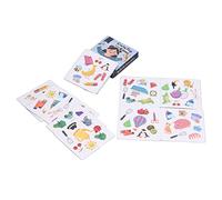 Gioco di Carte con Abbinamenti Memory Flip Cards Gioco da Tavolo per Famiglie per Bambini 3+ Brain Training Riconoscimento di Modelli Giocattoli di Apprendimento Interatti
