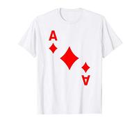Gioco di carte cuore di carte mangiato carte poker carnevale Maglietta