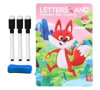 Gioco di carte di , capacità di scrittura, carte di allenamento riutilizzabili, libro di apprendimento interattivo, sviluppo delle competenze per bambini in età prescolare
