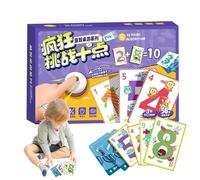 Gioco di carte di famiglia per bambini, giochi per feste per adulti, Gioco di divertimento per il puzzle della carta di matematica, Giocattoli strategici di aggiunta, attività educative, forniture per