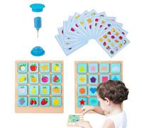 Gioco di carte di memoria e associazione, giocattolo interattivo per ufficio, gioco di associazione e corrispondenza di carte, per ragazzi e ragazze, asilo , scuola e festa