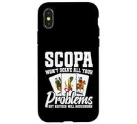 Gioco di carte Enthusiast Scopa Carte Problemi Giocatore Scopa Custodia per iPhone X/XS