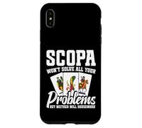 Gioco di carte Enthusiast Scopa Carte Problemi Giocatore Scopa Custodia per iPhone XS Max