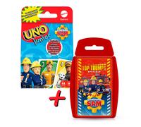 Gioco Di Carte Feuerwehrmann Sam Set UNO Top Trumps Quartetto Gioco Per Bambini