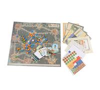 Gioco di carte Gioco di ruolo da tavolo Avventura Versione inglese interattiva Gioco di società per riunioni di amici di famiglia 98 carte 56 blocchi di gioco 2 dadi 2 adesivi 1