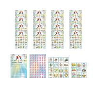 Gioco di carte, gioco educativo di famiglia, per 24 giocatori, divertimento primaverile, gioco primaverile, per casa, scuola, viaggi, vacanze, compleanni, avventure, campeggio