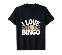 Gioco di Carte I Love Bingo Passion Design Maglietta
