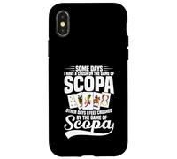 Gioco di Carte Italiano Scopa Cards Enthusiast Crush On Scopa Custodia per iPhone X/XS