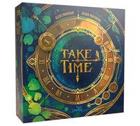 Gioco di carte Libellud Take Time - cooperativo, deduzione e comunicazione limitata, 2-4 giocatori 10+, 40 sfide, ~30 min - Blu/Oro - Nouvo