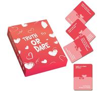 Gioco di carte per coppie, mazzo di conversazioni romantiche, 50 idee divertenti per appuntamenti notturni con domande giocose, bomboniera interattiva, coinvolgente, ideale per gli amanti di San