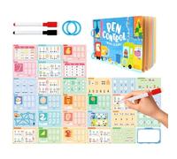 Gioco di carte per la guida della penna, per la promozione delle abilità motorie - per la scrittura a mano | per l'apprendimento estivo nell'asilo per le ragazze in età prescolare e