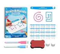 Gioco di Carte per lo sviluppo cerebrale - Gioco educativo di - 20 carte da gioco per il cervello sinistro e il cervello destro | per abilità motorie e sviluppo degli emisferi cerebrali