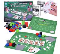 Gioco di carte Poker e Blackjack Set 2in1