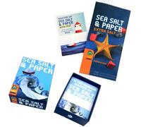 Gioco di carte "Sea Salt and Paper Origami", versione in inglese, gioco da tavolo a tema oceanico, gioco di strategia per famiglie, adatto come regalo per Ognissanti e Natale, include componenti di ca