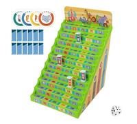 Gioco di Checkers per bambini - 7.99x7.09x9.84 pollici di apprendimento per il pensiero strategico, giocattolo educativo con gameplay divertente, attività impostata per la scuola di educazione per bam