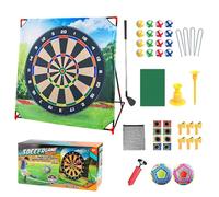 Gioco di chip di golf - Set di giochi di battaglia con chip di golf - 4 in 1 sportivo da golf per il giardino Famiglia Adulti Bambini Ragazzi