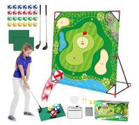 Gioco di Chipping da Golf Double Face, Set Bersaglio da Allenamento