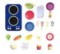 Gioco Di Cibo per - Gioco d'imitazione cucinino con suoni e luce,Regalo di compleanno per gioco di ruolo creativo per ragazze e ragazzi