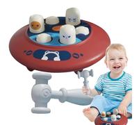 Gioco di colpi per bambini, giocattolo martellato per bambini, giocattolo interattivo con nave spaziale con martello | Giocattolo di abilità motoria fine per l'apprendimento precoce, attività
