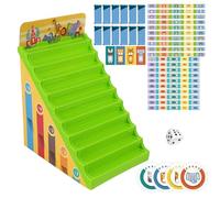 Gioco di controllo numerico, gioco da tavolo per l'apprendimento dei numeri, giocattoli educativi attività strategiche per intrattenimento ragazze bambini ragazzi educazione scuola aula casa