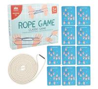 Gioco di Corde per le dita, Culla Gioco di Gioco a Corde - Trucco interattivo di Trucco Puzzle Corda a Mano - Corche a Mano Corda educativa per 3 Anni e più ragazzi Ragazze Adulti