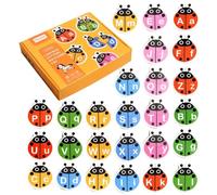 Gioco di corrispondenza della lettera,Gioco di corrispondenza alfabeti - Gioco di abbinamento alfabeto di parole a vista, scheda di combinazione di puzzle | Carte didattiche ap