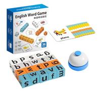 Gioco di corrispondenza delle lettere, gioco di parole in inglese, per l'apprendimento delle lettere, per bambini 3 anni in su, per l'asilo, l'asilo, la casa, i viaggi e i compleanni