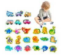 Gioco di corrispondenza delle parti,Esercizio di abilità di pensiero Puzzle in legno colorato | Giocattoli motrici fini per regalo di compleanno, interazione, educazione precoce, parco Bseid