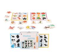 Gioco Di Corrispondenze per Bambini Piccoli, Giocattolo Di Classificazione Di Forme | Gioco Di Ombre, Giocattolo Di Motorie Fine - Gioco Di Memoria Per Bambini Con Immagini Matchmaking