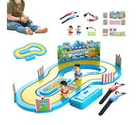 Gioco di Corse con Rilevamento di Movimento - Gioco Interattivo per Famiglia per 2 Giocatori, Circuito di Corsa,per Compleanno Scuola Casa Ragazze Ragazzi