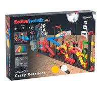 Gioco di costruzione Fischertechnik Crazy Reactions 3 modelli 428 pezzi espandibile