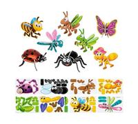 Gioco di costruzione - Gioco da tavolo interattivo Stem da costruzione - in cartone con forme animate | per bambini, adolescenti, scuola, asilo, compleanno