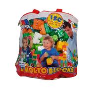 Gioco di costruzione - MOLTO - Sacchetto di blocchi 150 pcs. - Plastica - Colorazioni assortite - A partire da 3 anni