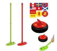 Gioco Di Curling Con Shuffleboard - Set Di Curling Con Shuffleboard Con Luce Elettrica, Divertenti Attrezzature Sportive Per Bambini Per Interni Ed Esterni | Per La Famiglia, La Genitore-figli