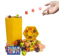 Gioco Di Dadi Ad Alto Ritmo | Attività Per Famiglie Da Tavolo,Gioco Di Dadi Strategico Interattivo Per Feste Viaggi Team Building Bambini Classe Gite Scolastiche Adulti