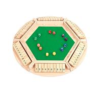 Gioco di dadi "Chiudi la scatola" for 1-6 giocatori, tavola di legno chess | Gioco di matematica da tavolo for la casa della famiglia degli adulti