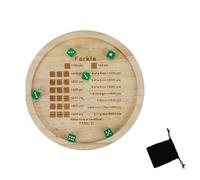 Gioco Di Dadi Classico In Legno Con Vassoio E Piatto Per Dadi Gioco Di Famiglia