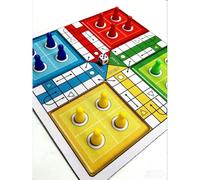 Gioco di dadi classico LUDO, adatto per 2-4 giocatori, gioco da tavolo interattivo, ideale per serate di famiglia a Natale, Ognissanti Set LUDOCloruro di polivinile