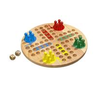 Gioco Di Dadi - Grande - Legno Di Frassino - 16 Pedine