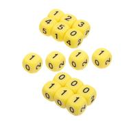 Gioco Di Dadi Numerici Da 16 Pezzi: Dadi Numerici in Acrilico Da 16 Mm Per Insegnare L'addizione E Il Pensiero Logico - Accessori Leggeri Per L'aula