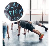 Gioco di dadi per esercizi, dadi a 12 facce per routine di fitness per gruppi di