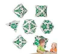 Gioco di dadi - Set Dragon Eye Dnnd Dice Dice in resina liquida con bordo affilato Dice a mano | Gioco di dadi multi-seed giocattoli per bambini portatili divertenti, ruolo di gioco