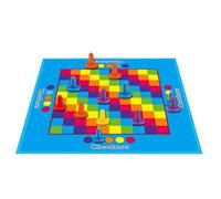 Gioco Di Dama Da Tavolo Per Bambini - Gioco Interattivo Della Dama E Degli Scacchi - Giocattolo Puzzle Strategico Per Bambini - per Adulti, Viaggio, Famiglia, Esterno, Aula, Scuola, Campeggio, Cortile