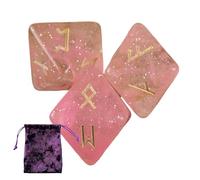 Gioco di delle rune, poliedrici, di previsione di Apprendimento "astrologia a 8 Facce per adulti, Squisiti di rune poliedriche con Borsa con coulisse per giochi da tavolo