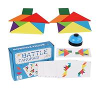 Gioco di di Modello - Tangram Attività Educative - Geometrico - Destinato a Bambini di età compresa tra 4 e 8 Anni e Ragazze per Aula Scuola Infanzia Educazione domestica Classe