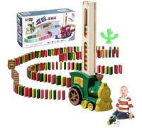 Gioco di Domino per bambini,Gioco di di domino giocoso | Divertente e colorato Domino Train Building per impilare Domino per ragazzi e ragazze 3 agli 8 anni